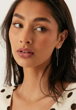 Tahoe Chain Earrings Silver-pl