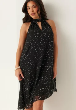 Tie Reversible Short Mesh Dress
