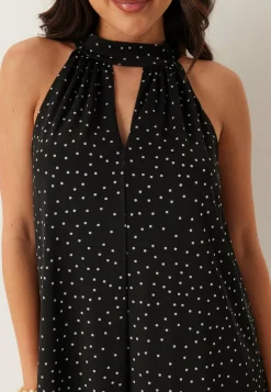 Tie Reversible Short Mesh Dress