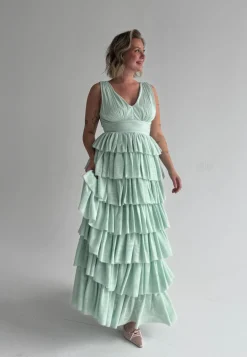 Tulle Frill Gown