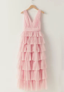 Tulle Frill Gown
