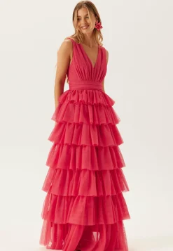 Tulle Frill Gown