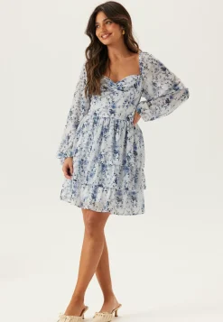 Twist Detail Flounce Dress