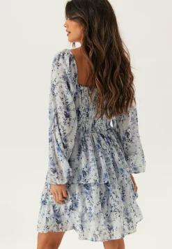 Twist Detail Flounce Dress