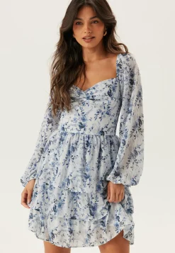 Twist Detail Flounce Dress
