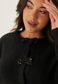 Vibrianna O-neck L/S BOW KNIT