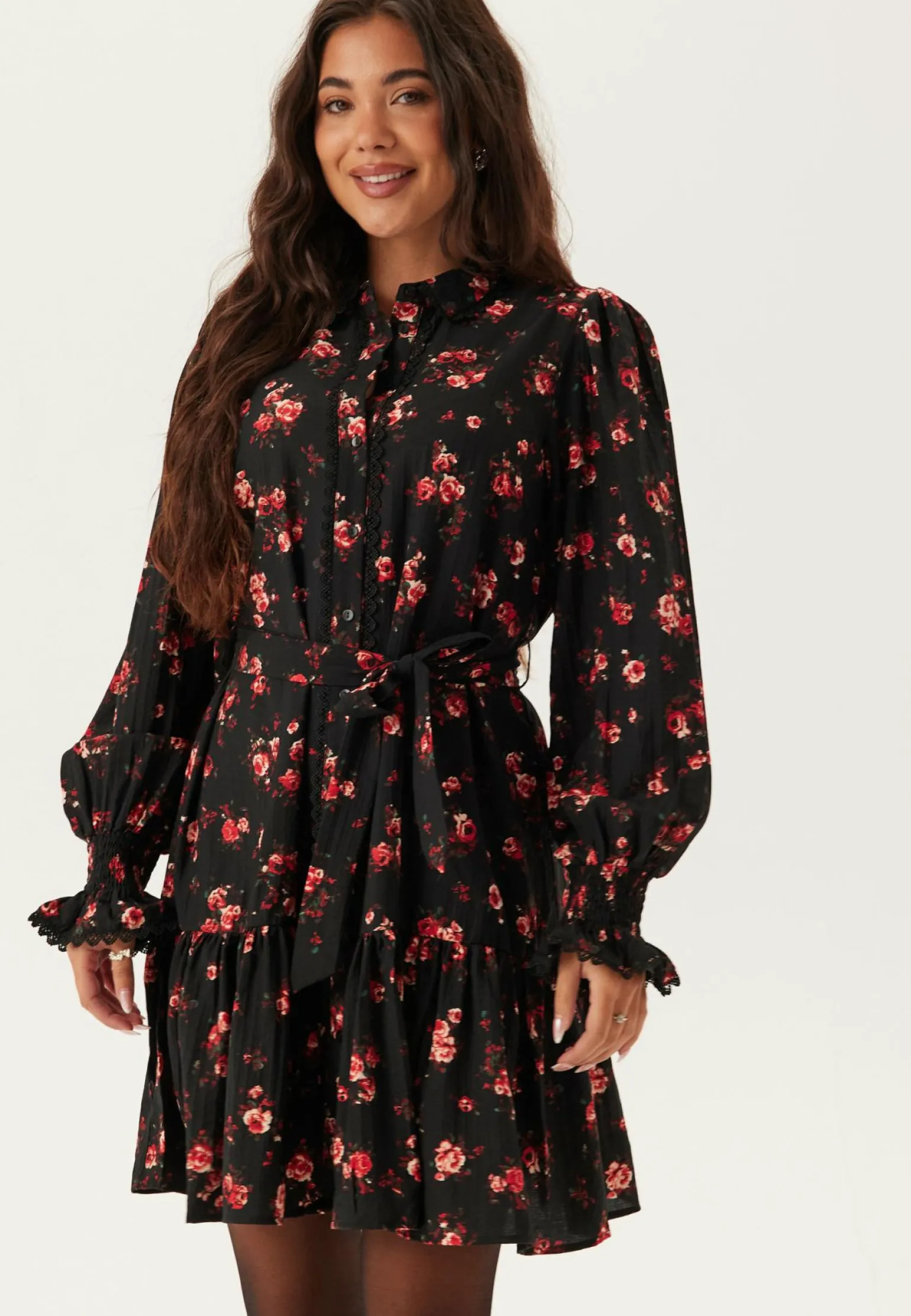 Viclo Rose Ls Shirt Dress