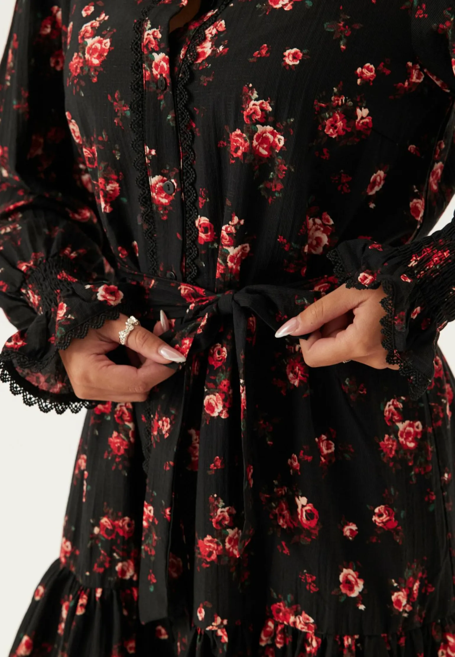 Viclo Rose Ls Shirt Dress