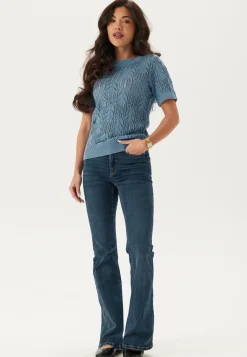 Vicotti S/S O-NECK KNIT TOP -