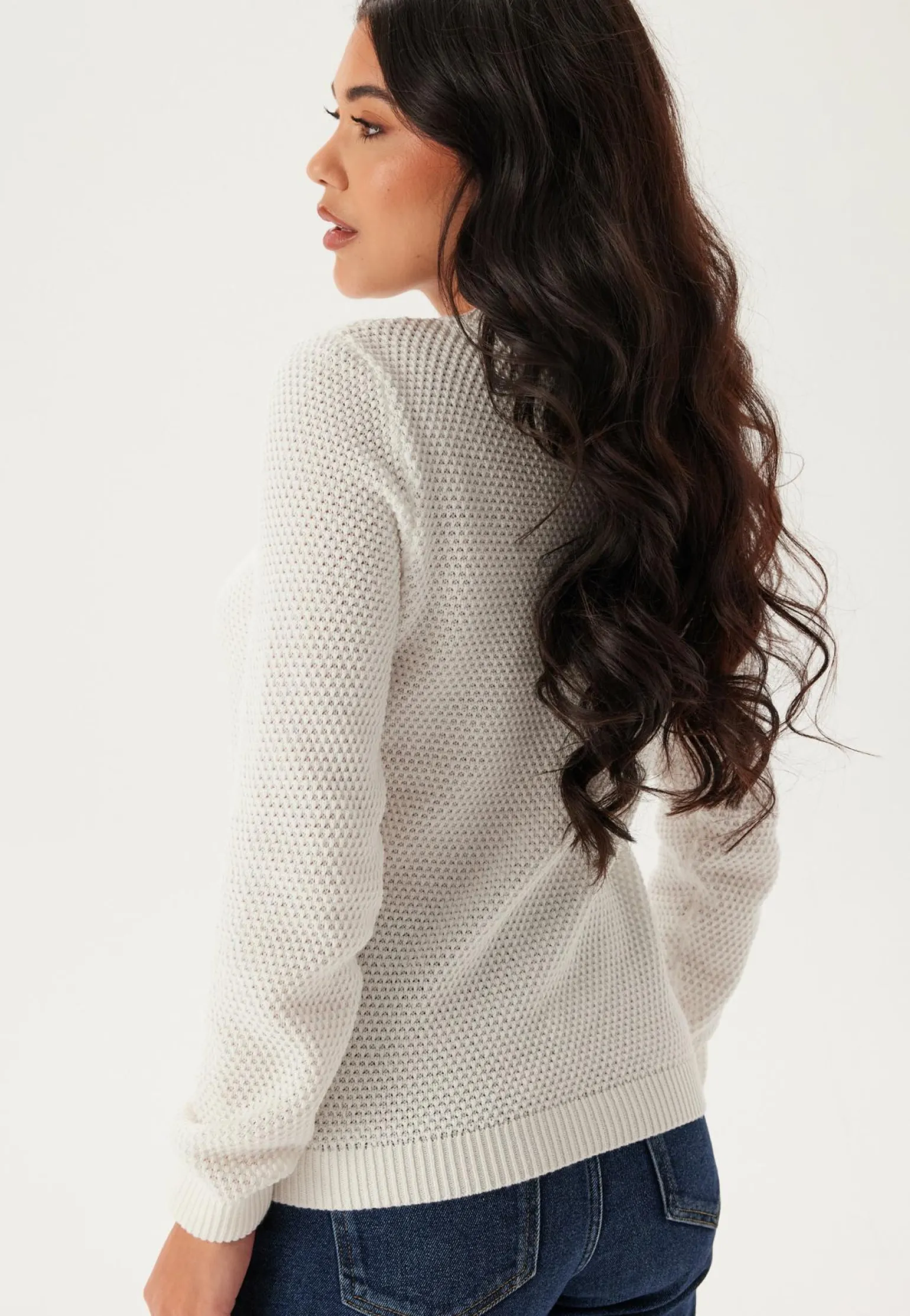 Vidalo O-neck L/S Knit Top