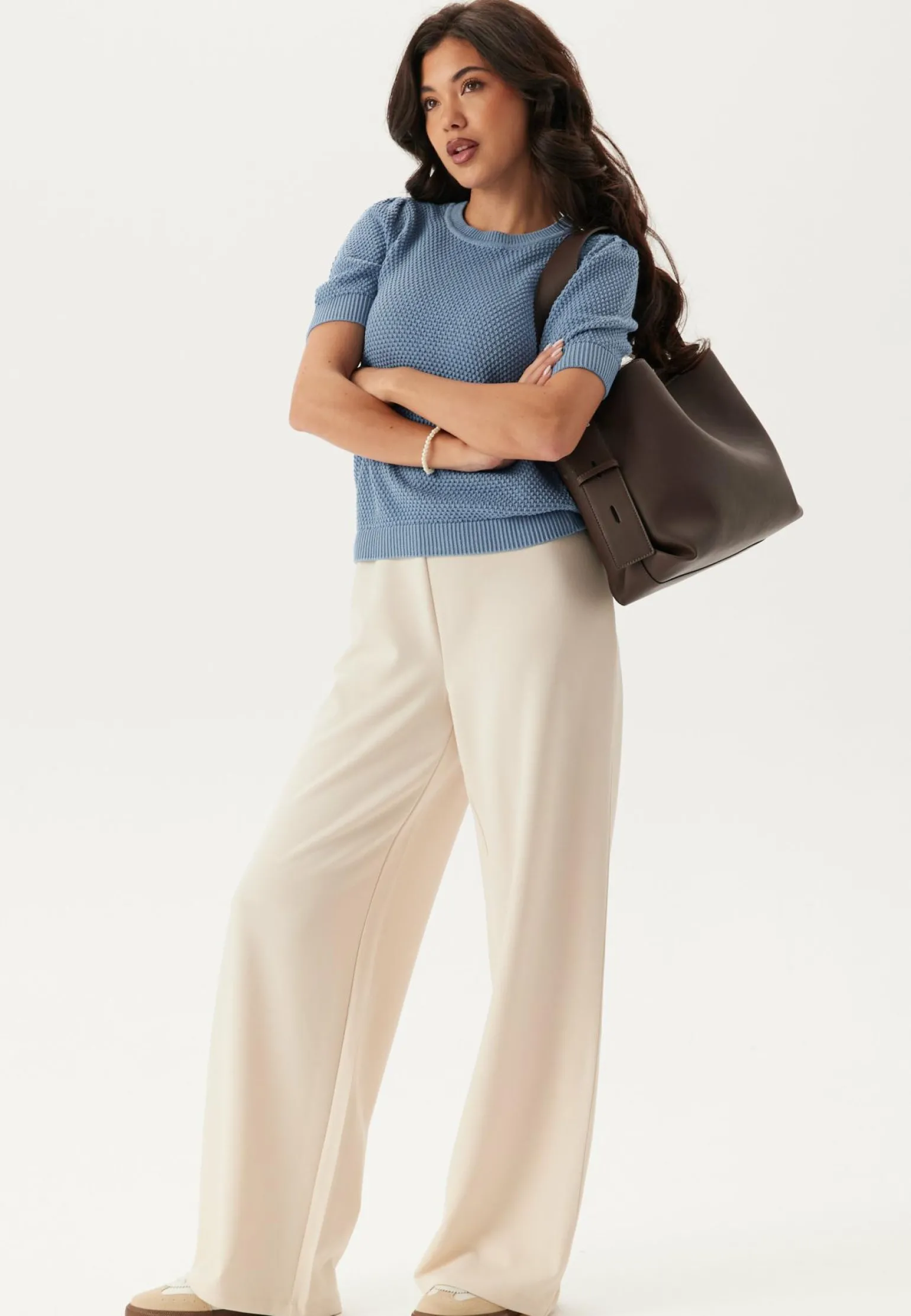 Vidalo O-Neck S/S knit top