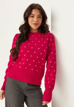Vidottie L/S O-NECK KNIT TOP O
