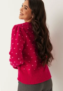 Vidottie L/S O-NECK KNIT TOP O