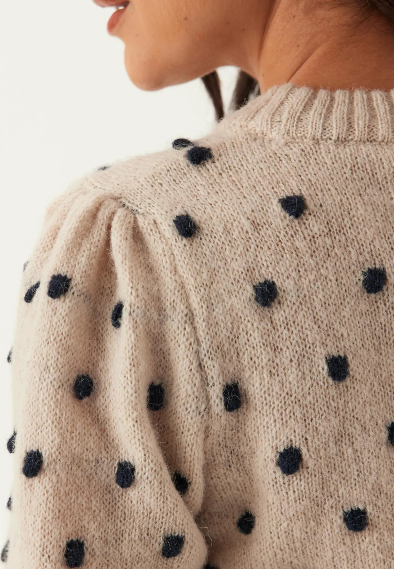 Vidottie L/S O-NECK KNIT TOP O