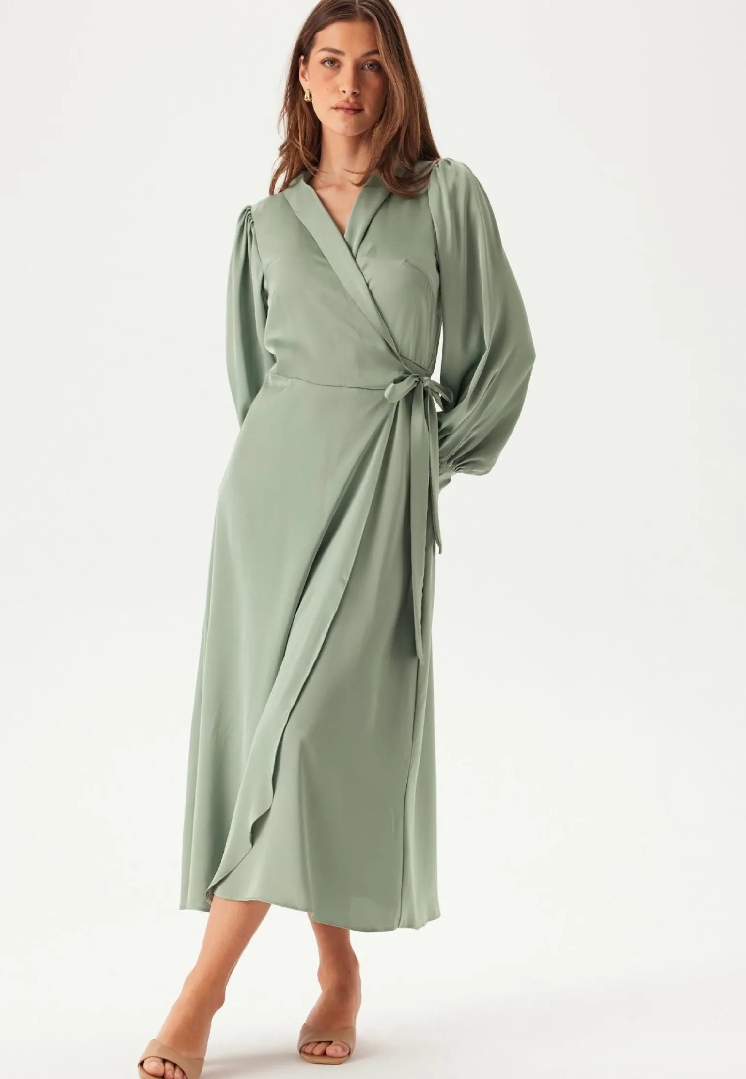 Vienna Ravenna L/S Ankle Wrap Dress