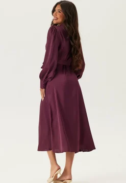 Vienna Ravenna L/S Ankle Wrap Dress