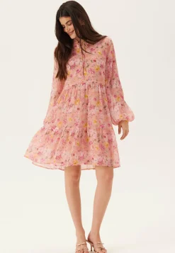 Vifalia L/S TIE V-NECK DRESS