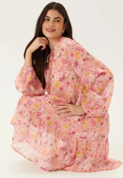 Vifalia L/S TIE V-NECK DRESS