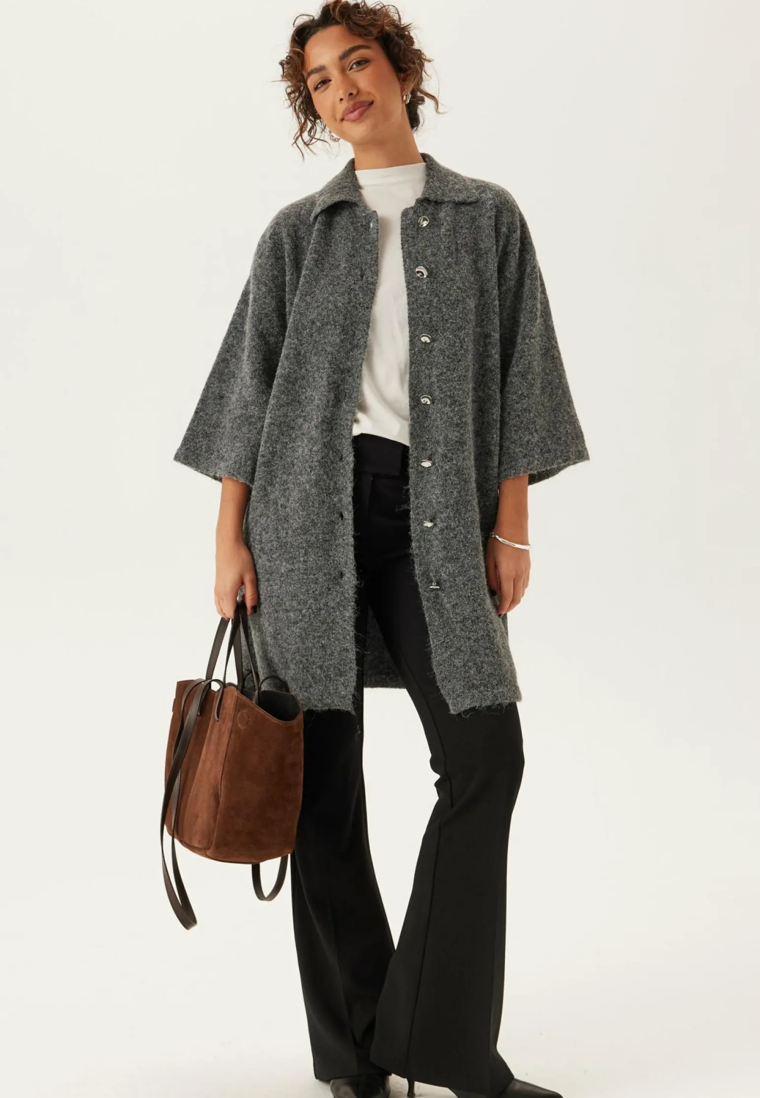Vilauri 3/4 SLEEVE KNIT DRESS