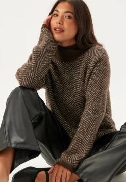 Vilory High Neck L/S KNIT TOP