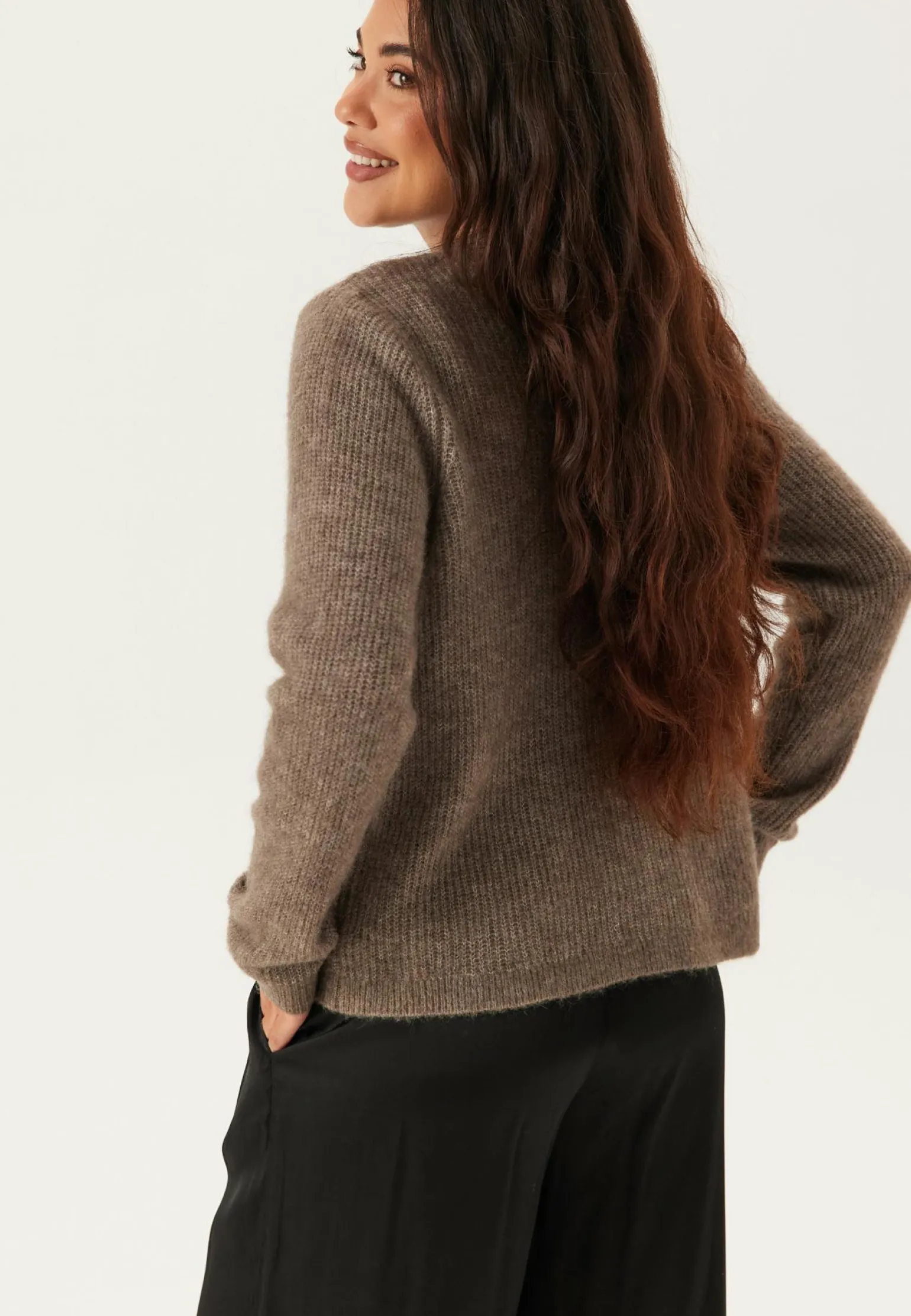 Vilory O-neck L/S KNIT CARDIGAN
