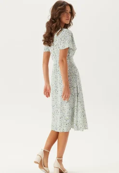 Vilovie S/S Wrap Midi Dress