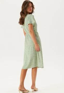 Vilovie S/S Wrap Midi Dress