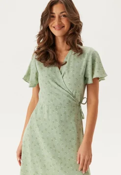 Vilovie S/S Wrap Midi Dress