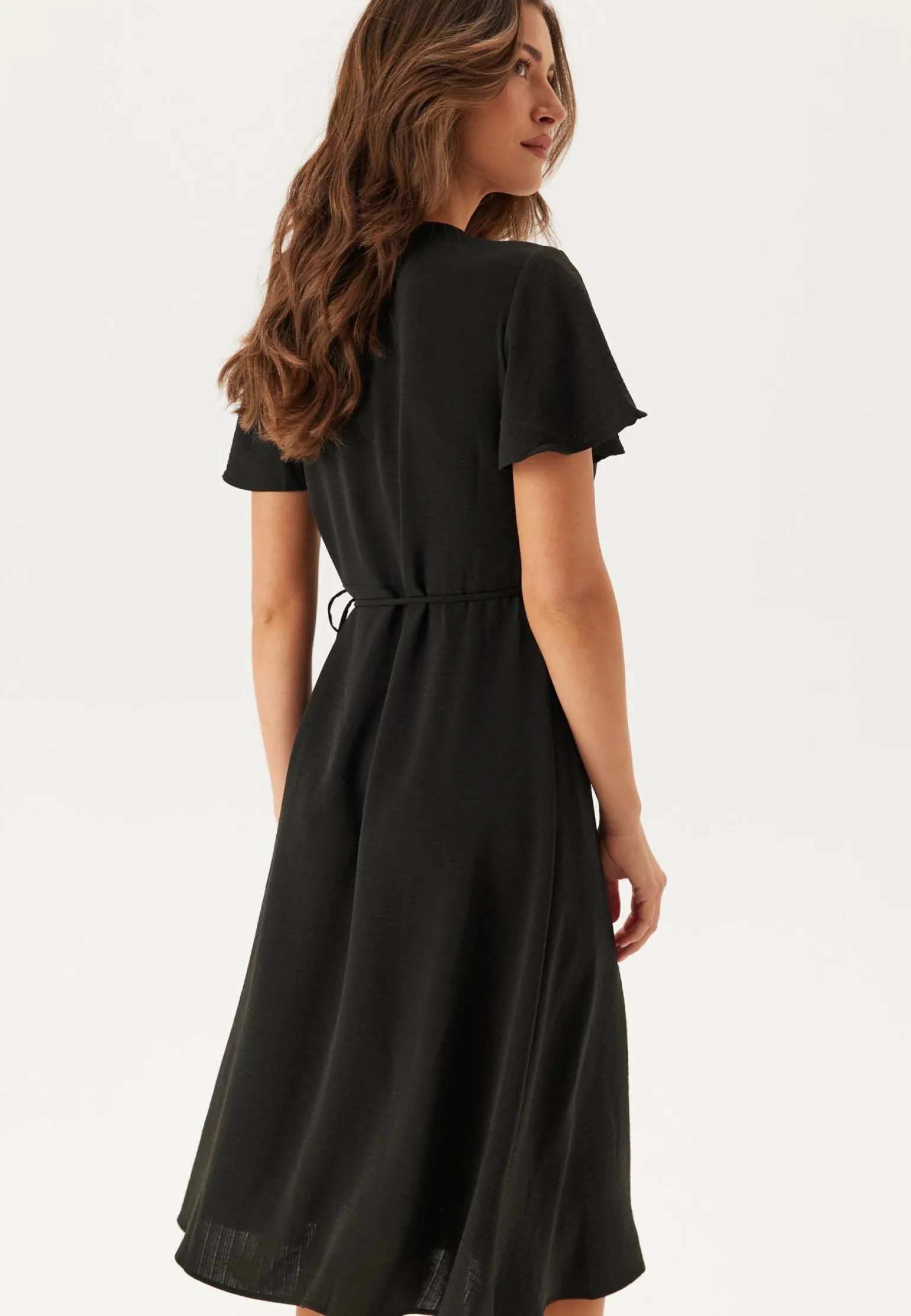 Vilovie S/S Wrap Midi Dress