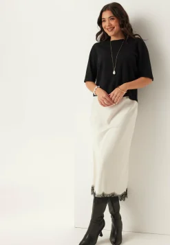 Vimalu O-neck 2/4 KNIT TOP