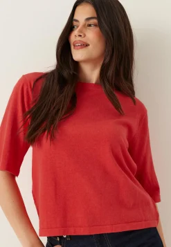 Vimalu O-neck 2/4 KNIT TOP