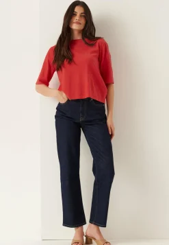 Vimalu O-neck 2/4 KNIT TOP