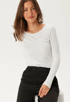 Vinora L/S O-NECK TOP - NOOS O