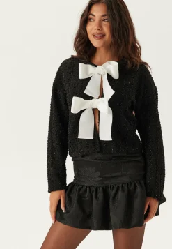 Viotta L/S BOW CARDIGAN