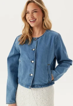 Vireba L/S O-NECK DENIM JACKET