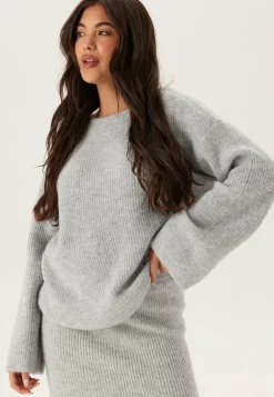 Viretta O-neck L/S KNIT BOW TO
