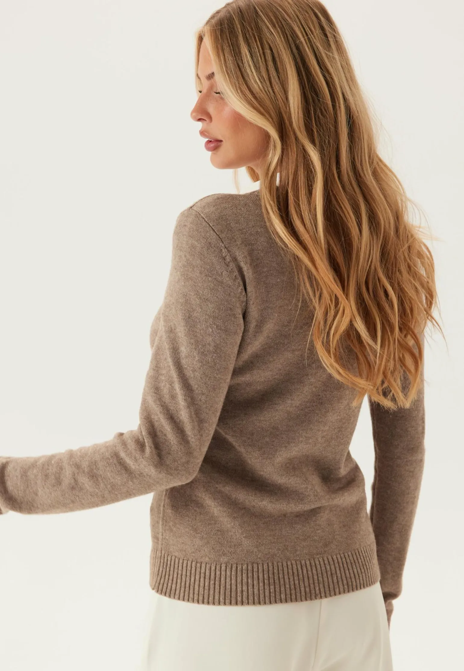 Viril O-neck L/S KNIT TOP