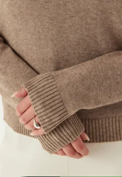 Viril O-neck L/S KNIT TOP
