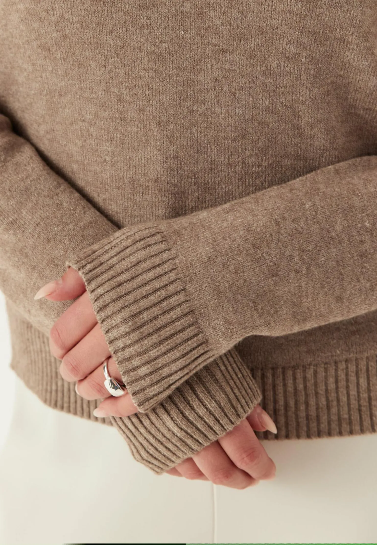 Viril O-neck L/S KNIT TOP