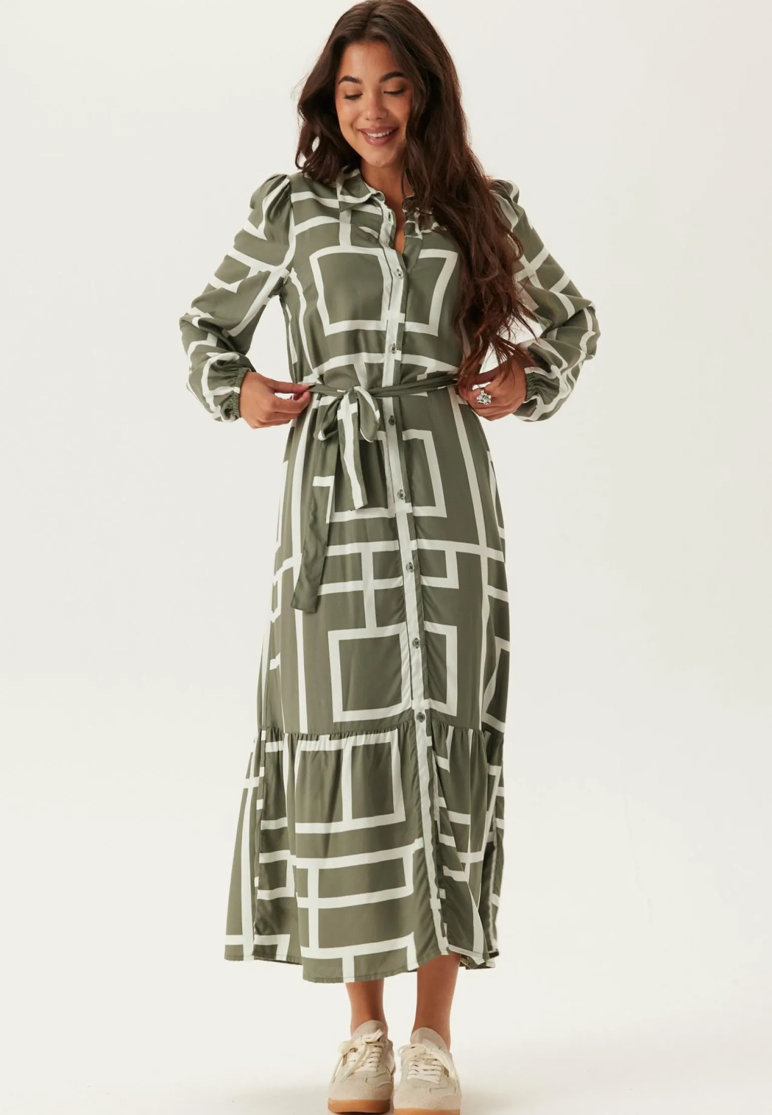 Viscose Long Sleeve Dress