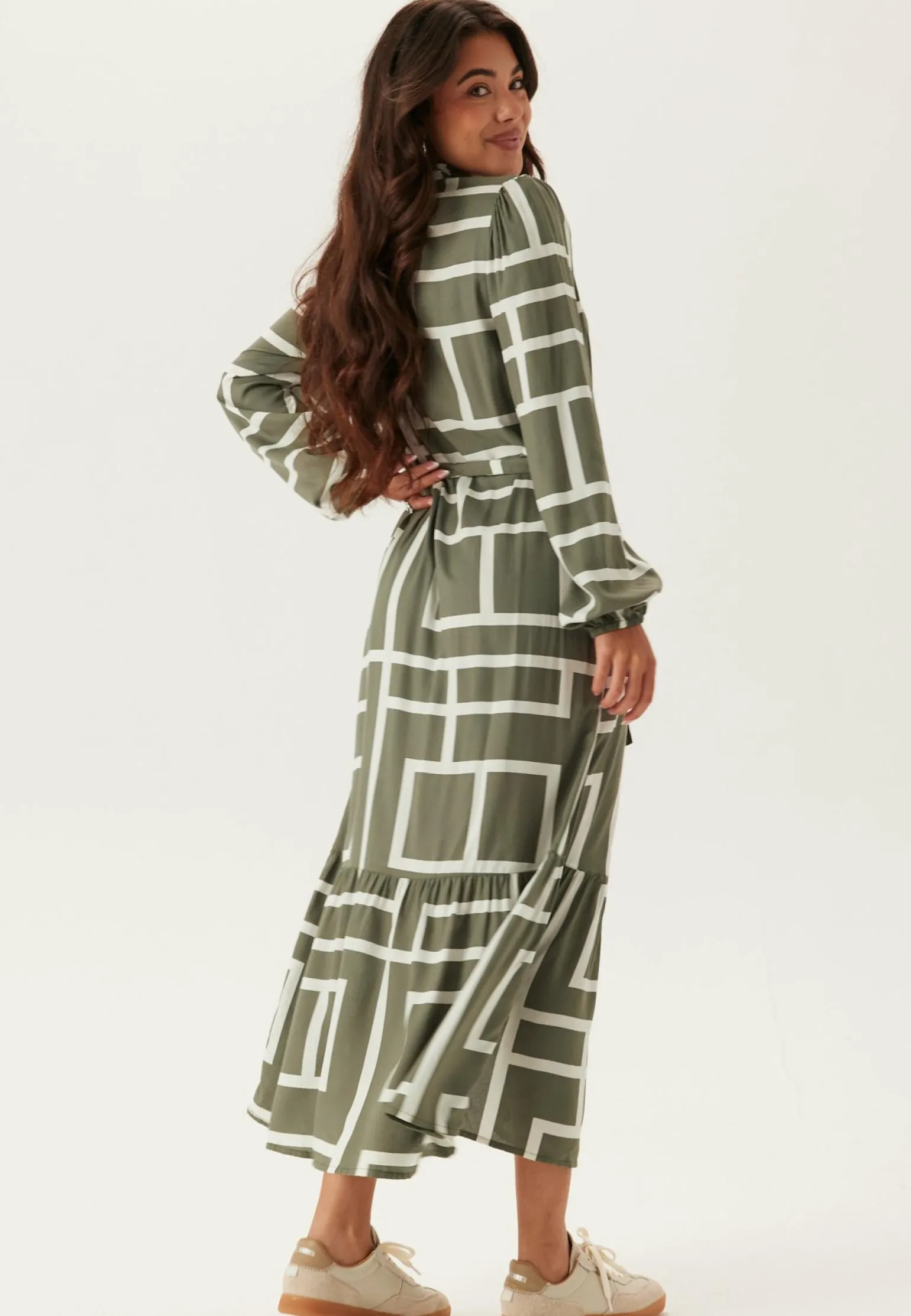 Viscose Long Sleeve Dress