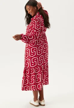 Viscose Long Sleeve Dress