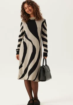 Vitif Crewneck Knit Midi Dress