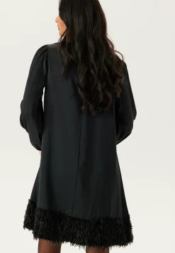 Viveer O-neck L/S SHORT DRESS
