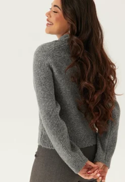 Vmbang Ls High Neck Zip Cardig