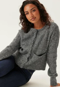Vmblossom Ls O-neck Cardigan
