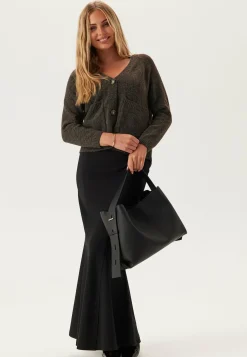 Vmboom Ls V-neck Button Cardig