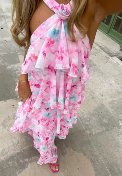 Vmfelicia Sl Ruffle Maxi Dress