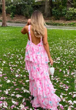 Vmfelicia Sl Ruffle Maxi Dress