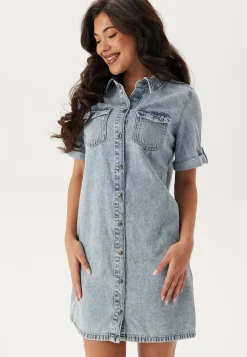 Vmjennie Ss Short Denim Dress